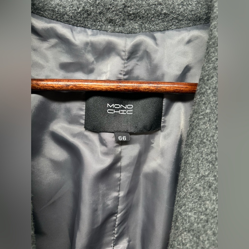 Women's Gray Coat - Picture 9 of 12